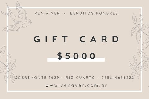 GIFT CARD