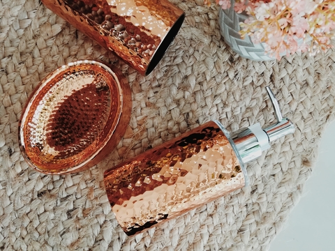 Set Baño x3 Cobre
