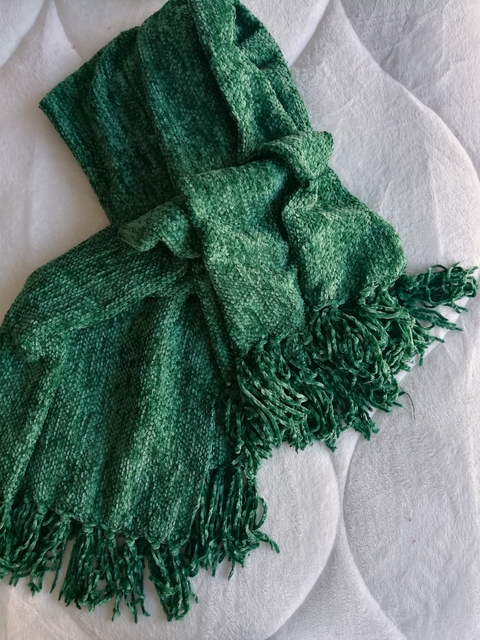 Manta Chenille con Flecos