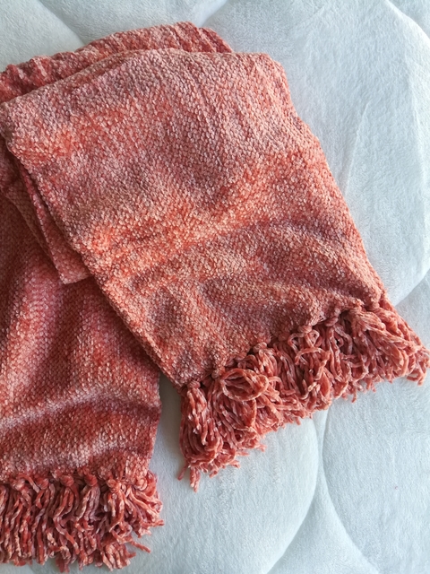 Manta Chenille con Flecos