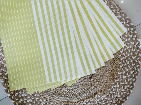 Set x6 Individuales Rayas