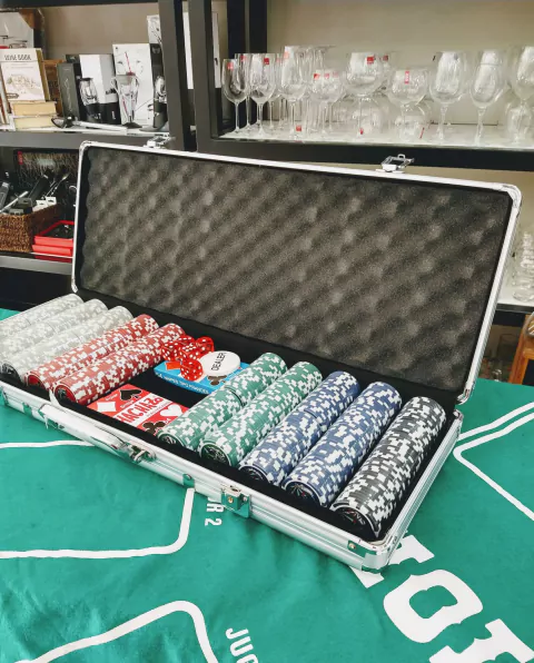 Valija Poker 500 fichas