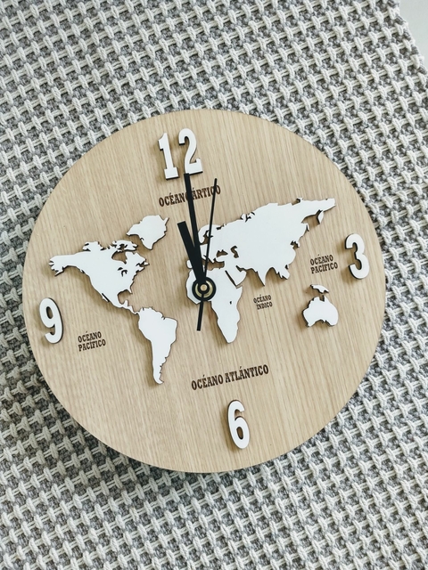 Reloj Mapamundi