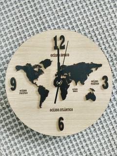 Reloj Mapamundi - tienda online