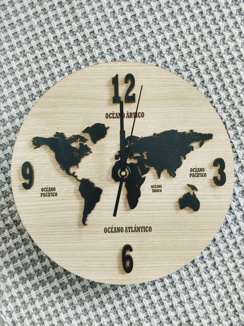 Reloj Mapamundi