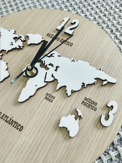 Reloj Mapamundi