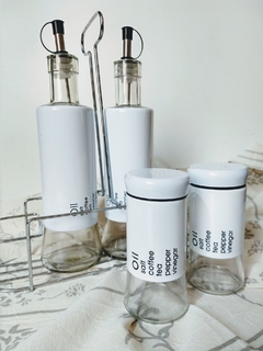 Set Aceitera, Vinagrega, Salero y Pimentero - comprar online