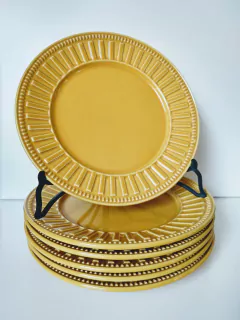 Set x6 Platos Mostaza en internet