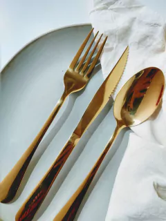 Set x6 Cuchillos Dorado en internet