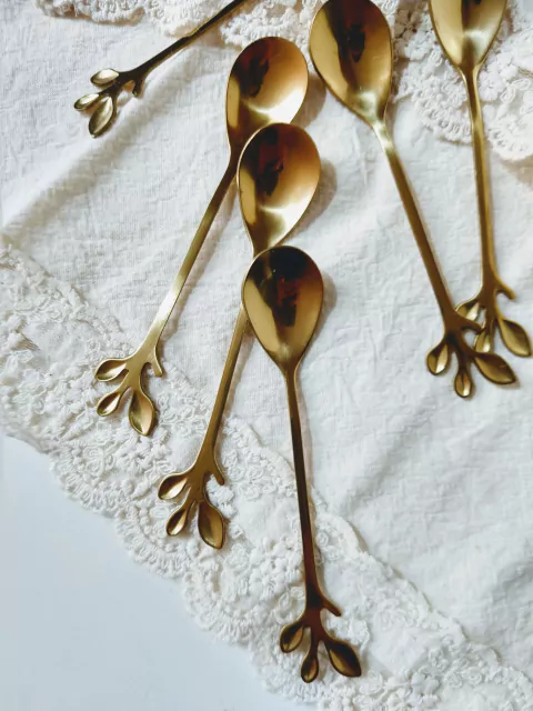 Set x6 Cucharas p/ Picada Hojas