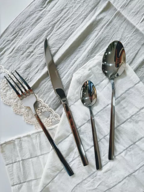 Set Cubiertos Viena Silver x24