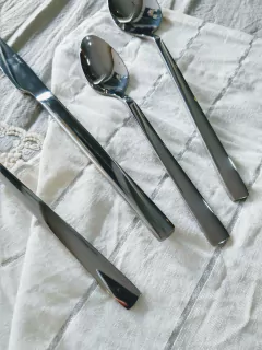 Set Cubiertos Viena Silver x24 - comprar online