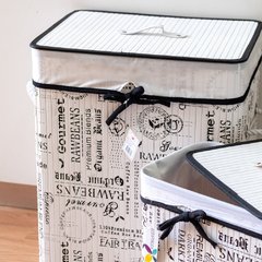 Cesto para Ropa Frases - BLANCO