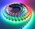 kit cinta de led rgb 5 metros + control + fuente - comprar online