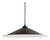 Colgantes Chapa 40cm plato abierto negro