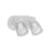 Aplique 2 luz base oval policarbonato