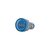 Mini voltímetro digital p/tablero redondo azul
