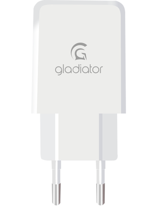 Carregador Rápido Usb iPhone Gladiator 12 W 2.4 A Universal