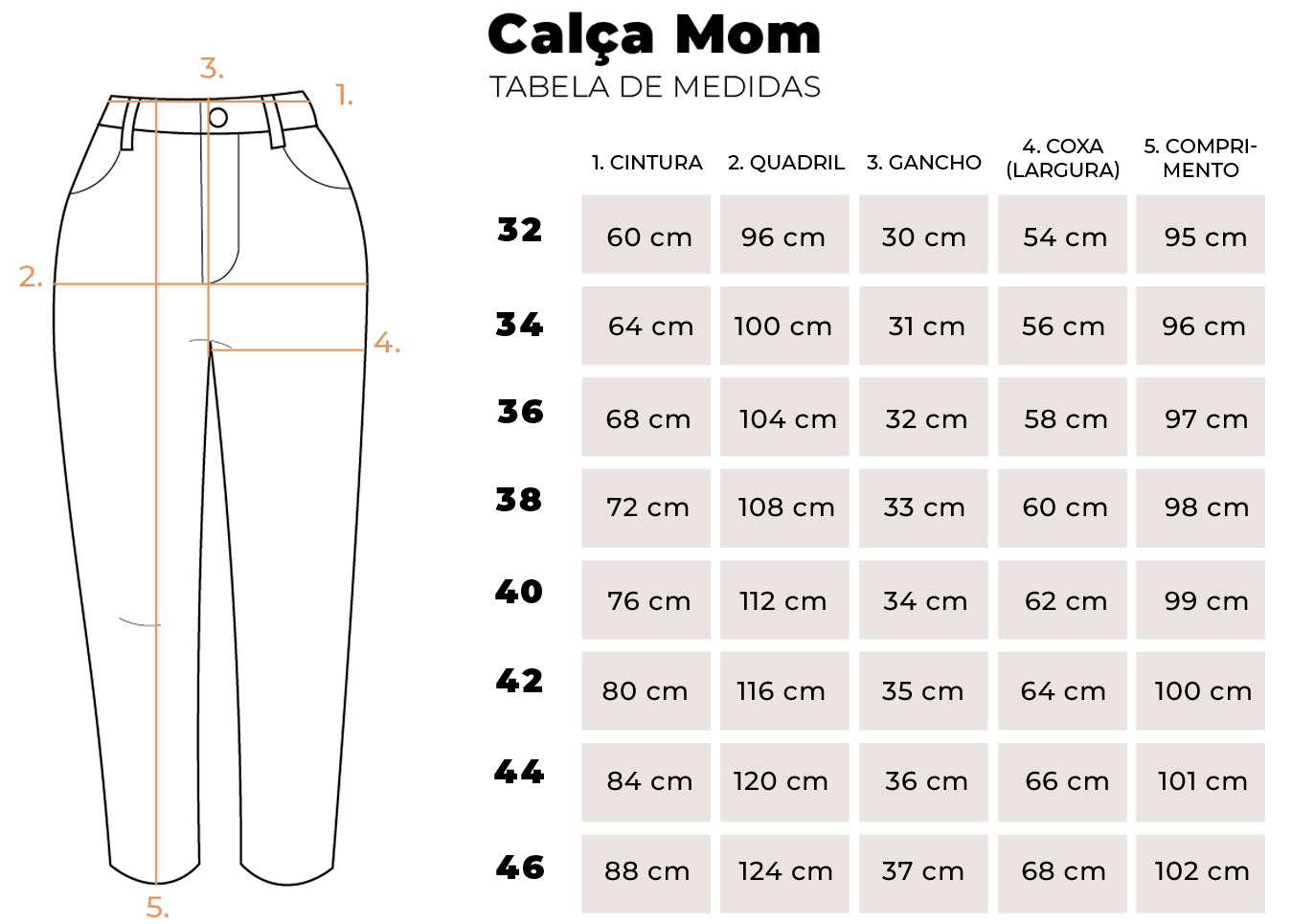 Calça Jeans Mom Clara Babiwood