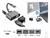 HUB TIPO C X4 HDMI-VGA-USB-TIPO C ( con funcion DP ALT ) KQ-009