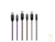 CABLE USB a LIGHTNING 1,00mts NS-CATEIP 2.4A TELA
