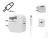 CARGADOR 220-USB TIPO C +CABLE LIGHTNING NS-FU53UPI (sal:5V/3A+9V/2.22A+12V/1.67A)