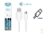 CABLE USB A LIGHTNING C 1,00 mts PVC 2A YUGAO JLG-X01
