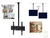 SOPORTE LCD DE TECHO DE 26" a 60" KOLKE KVS-540 630141 (HASTA 50KG)