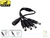 SEGURIDAD, CABLE DERIVADOR PLUG 1-HEMBRA/4-MACHO