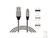 CABLE MICRO-USB a USB-MACHO 1,00mts NS-CAMEMI PLATEADO 2.1A (MALLA METAL)