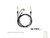 CABLE AUDIO STEREO 3 SECC A 4 SECCIONES C/MICROF NM-MIC15 - 1MT