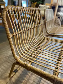 SILLÓN SIMIL RATTAN - La Baulera Galpón de Diseño