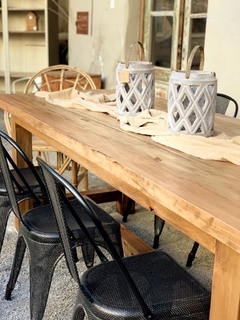 MESA CON TABLONES RUSTICOS - comprar online