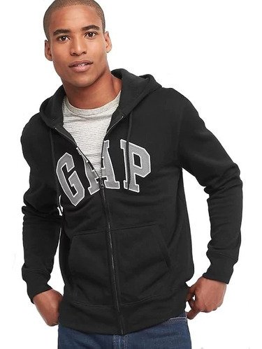 CAMPERA CON CAPUCHA Y CIERRE COMPLETO GAP HOMBRE