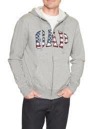 CAMPERA CON CAPUCHA Y CIERRE COMPLETO GAP HOMBRE