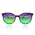 Óculos de Grau Clip On Orion Oval Azul Marinho - comprar online