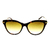 Óculos de Sol Ana Hichmann Oval Tartaruga e Dourado - loja online