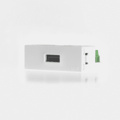Toma USB CAMBRE 1 Mod. - BLANCO O GRIS
