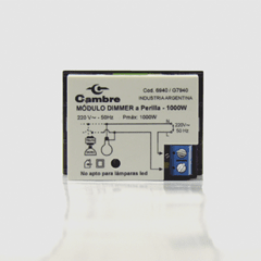 Imagen de Mod. doble dim. lum. apto LED - BLANCO O GRIS