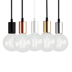Colgante deco E27 - COLORES VARIOS