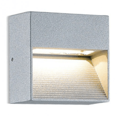 Artef. LED 4.8W rasante p/pared IP54