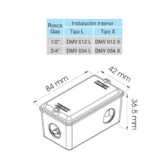 Caja versátil DMV - Medidas varias - comprar online