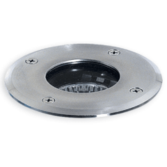Artef. p/piso acero inox. IP54 - GU10