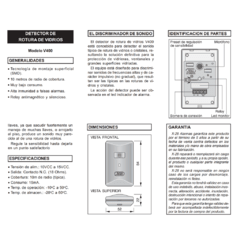 Detector de rotura de vidrios - comprar online
