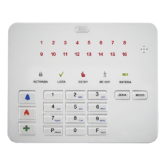 Teclado LED p/centrales - Variedad de zonas - tienda online
