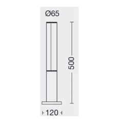 Farola LED 8W IP54 - 50CM - comprar online