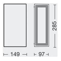 Artef. p/pared IP54 - E27 - comprar online