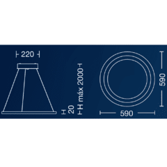Colgante LED - MEDIDAS VARIAS en internet