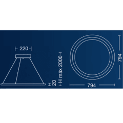 Colgante LED - MEDIDAS VARIAS - Electricidad Escobar