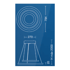 Colgante LED 54W - comprar online
